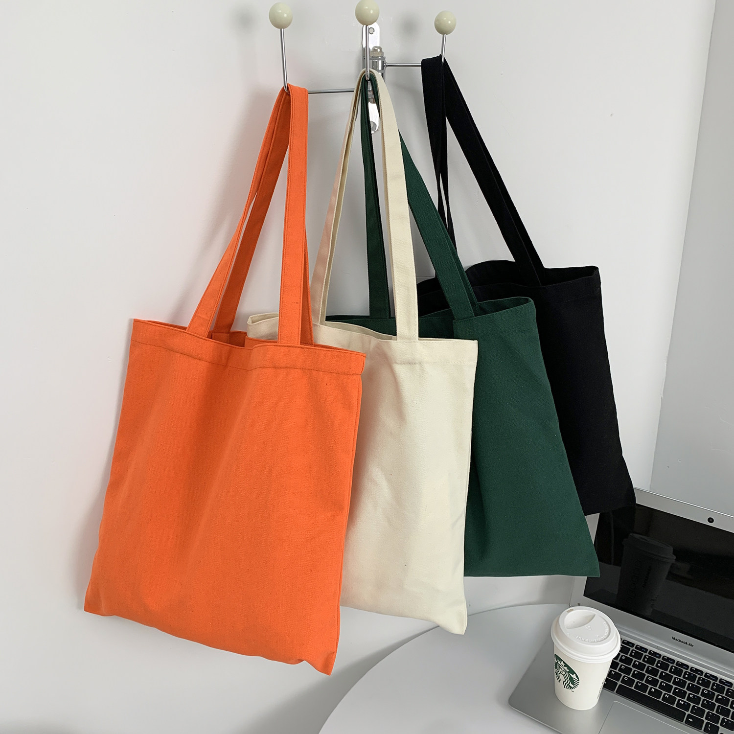 空白纯色帆布袋定做女单肩大容量托特包彩色帆布袋定制logo图案,淘宝优惠券,粉丝福利购,淘宝优惠卷