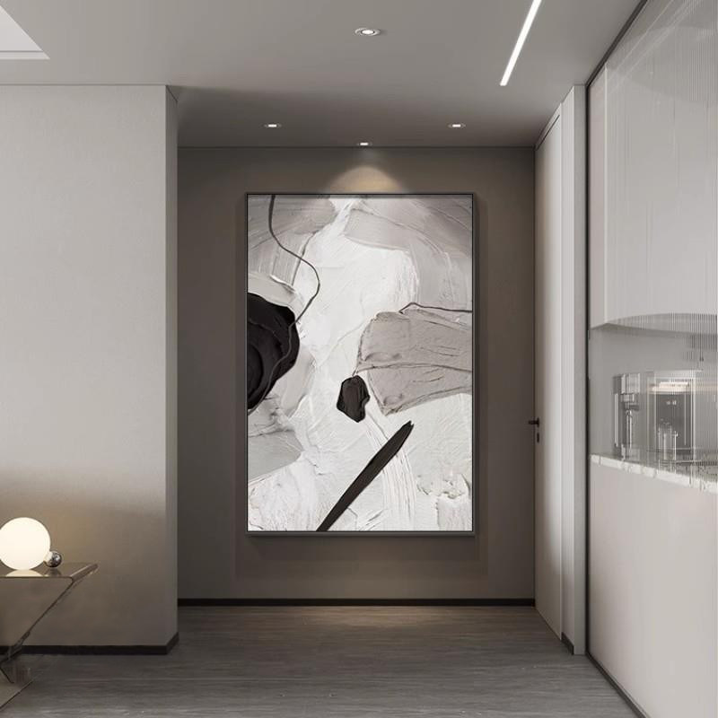 现代简约客厅装饰画黑白抽象挂画客厅高级感沙发背景大幅落地墙画,淘宝优惠券,粉丝福利购,淘宝优惠卷