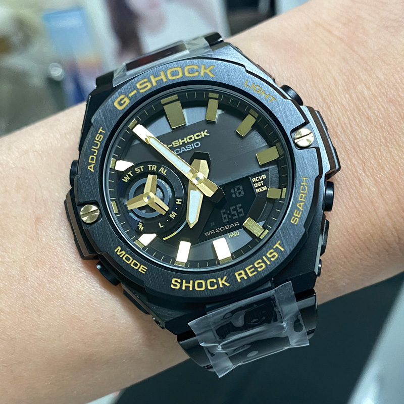 卡西欧钢铁之心GST-B500BD-1A9/B400CD/B100GB蓝牙太阳能男士手表 - 图2