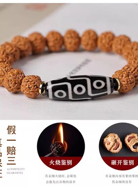 金刚菩提核桃天珠手串男女