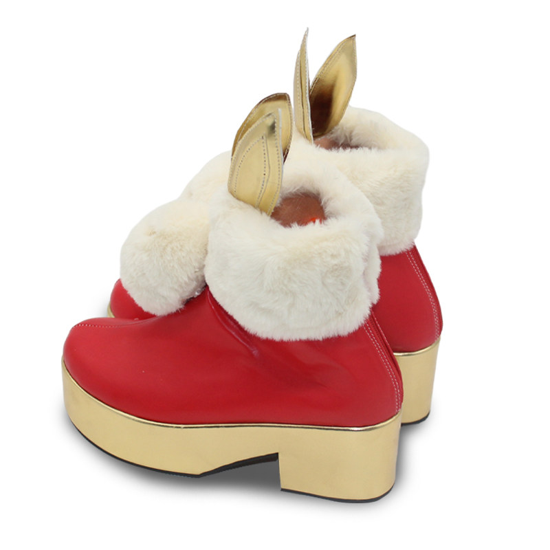 英雄COS联盟手游 格温兔年限定皮肤cos鞋cosplay鞋子定制