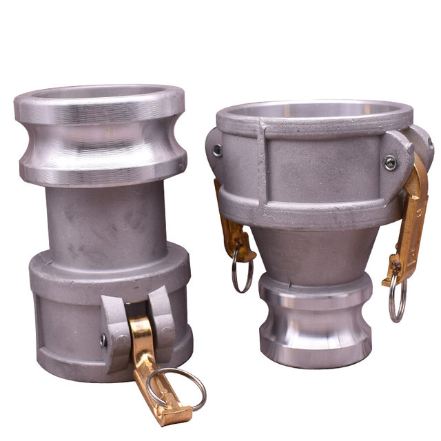 Quick connector for female end to male end of aluminum alloy