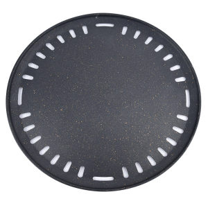 缘隆韩式炭火烧烤盘直径330MM大号一体鸡蛋糕不粘碳烤肉篦子包邮