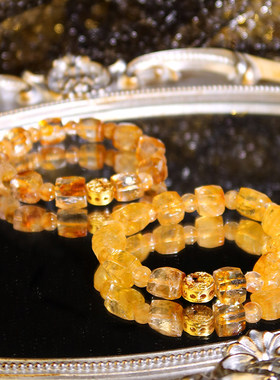 黄麒麟随行水晶手链透体  0318春分节专属