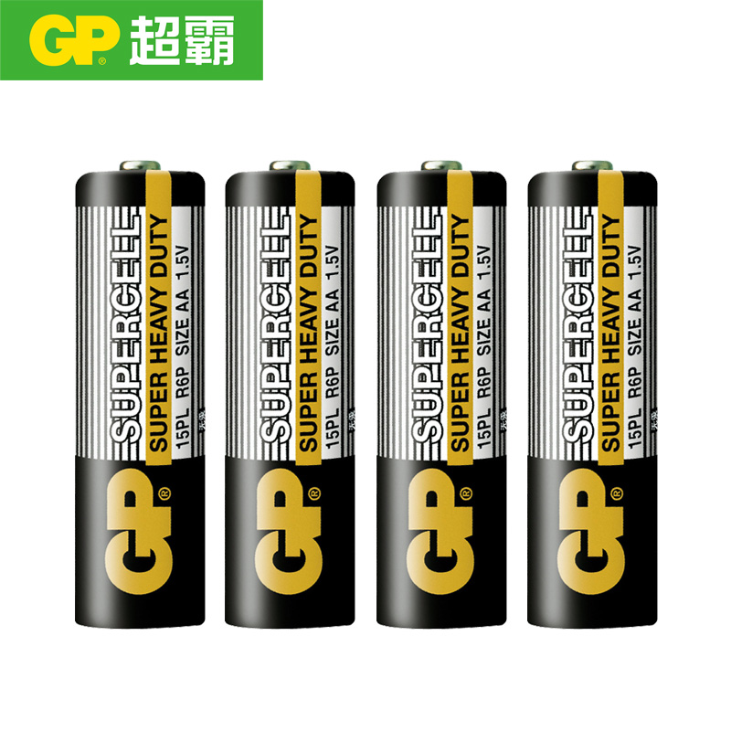 GP超霸 5号7号电池LR6环保碳性R03五号七号AAA遥控器玩具普通电池 - 图2