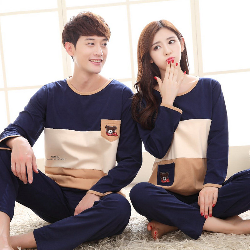 情侣睡衣春秋款纯棉2024年新款长袖男女款春款夏天潮汕揭阳家居服,淘宝优惠券,粉丝福利购,淘宝优惠卷