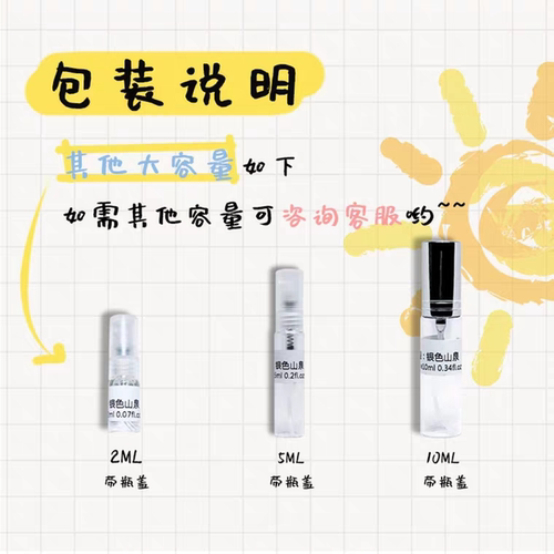 大吉岭茶原版E版夜幽/茗红/蓝/白/甜蜜宝贝/水能量男友香正品小样 - 图0
