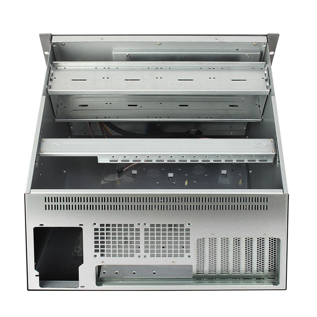 5u industrial control chassis temperature control screen short box EATX motherboard aluminum