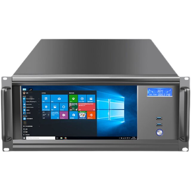 5u industrial control chassis 13.3-inch high-definition touch display