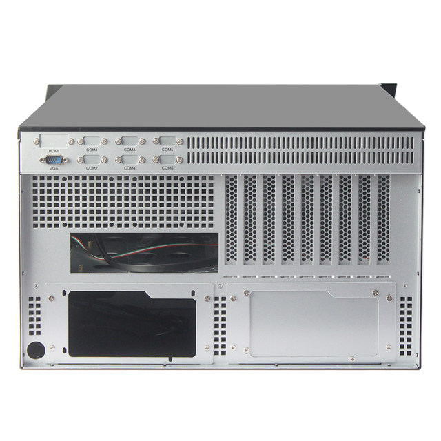 Touch screen chassis 6u all-in-one machine with display keyboard