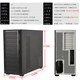 Tower server chassis 360 water-cooled EATX motherboard