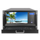 Touch screen chassis 6u all-in-one machine with display keyboard