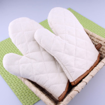 2 only thickened pure cotton microwave oven gloves resistant to high temperature and heat insulation large small and medium size oven bake and burn-proof gloves