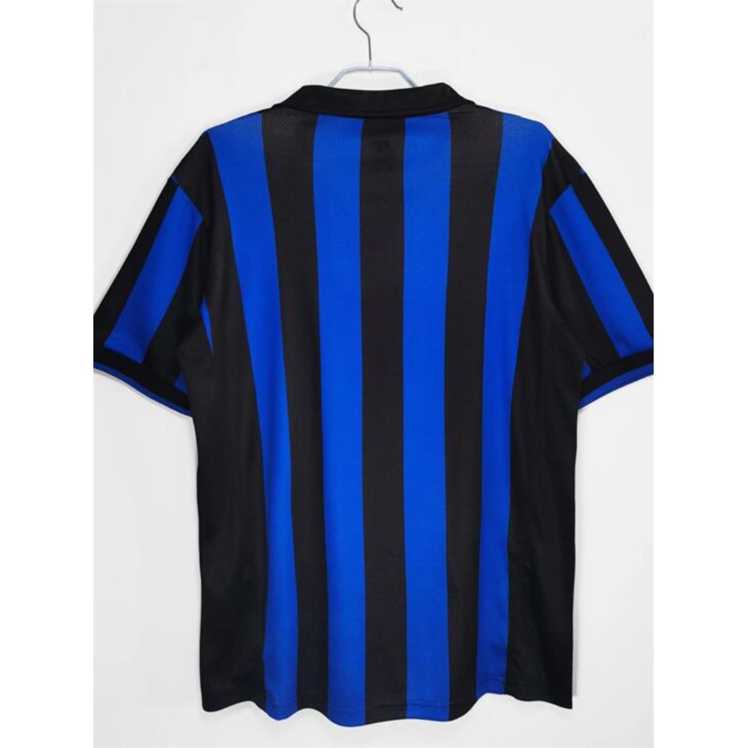 98 99 Ronaldo Inter Milan Retro Zanetti Baggio Soccer Jersey - 图2