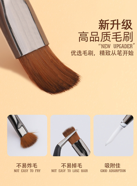 透咖笔杆轻奢高级柔软笔毛