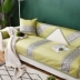 Đệm sofa Bắc Âu bốn mùa phổ biến đơn giản hiện đại vải cotton chống trượt phòng khách kết hợp đệm sofa bọc khăn - Ghế đệm / đệm Sofa