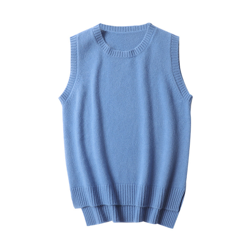 优雅精致！2019秋冬新款羊绒马甲背心女毛衣坎肩厚保暖宽松大码,淘宝优惠券,粉丝福利购,淘宝优惠卷