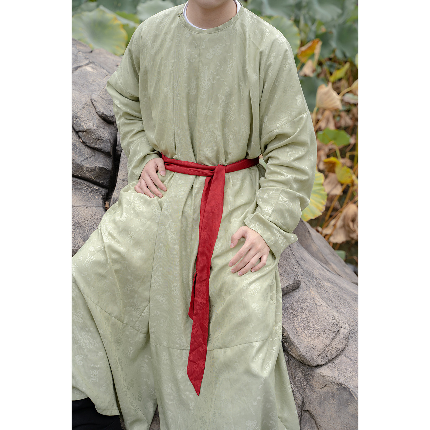 惜物国风 汉服配饰配暗纹杂宝纹仿花罗3米加长腰带布带发带四色,淘宝优惠券,粉丝福利购,淘宝优惠卷