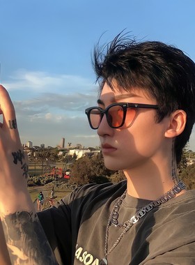 VITAGE蹦迪紫色新款潮街拍眼镜