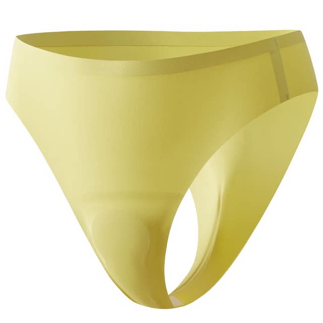 Women's traceless sports fitness and anti-camel toe thong