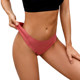 3 pieces of ice silk ultra-thin nude quick-drying tback women's T-back one-piece seamless sports yoga T-back pants for women