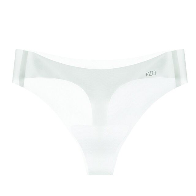 Ultra-thin ice silk thong women's one-piece invisible traceless panty
