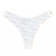 Ice silk one piece seamless sports fitness thong for women