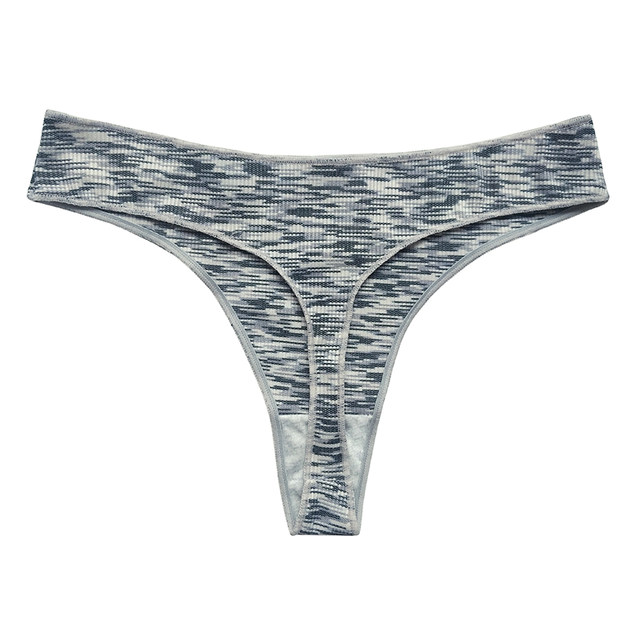 European and American sports fitness traceless thong for girls pure cotton