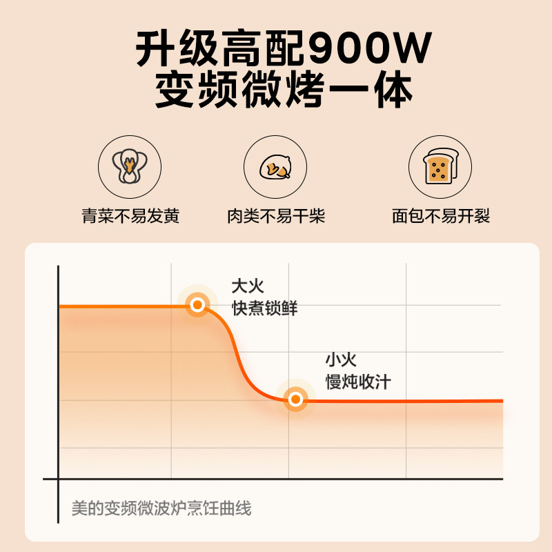 美的233a蒸烤箱一体家用杀菌微波炉 美的微波炉