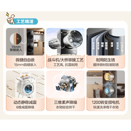 Midea washing and drying set V36T