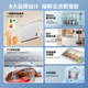 Midea 339 Freezer Home Commercial Large Capacity Display Cabinet Beverage Ice Cream Freezer Freezer Refrigeration Official Refrigerator