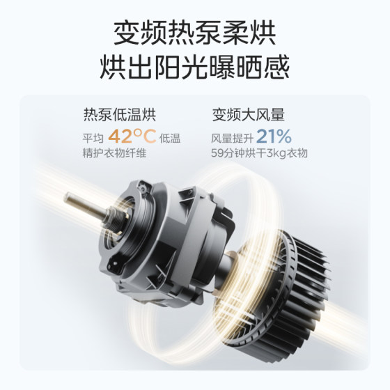 美的清风明月2.0洗烘套装一体式自清洁变频热泵烘干机AIR/PRO/MAX