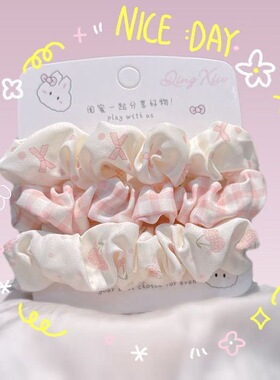 甜美软妹樱桃波点小肠圈套装