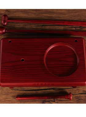 木鱼实木居家台湾装饰摆件