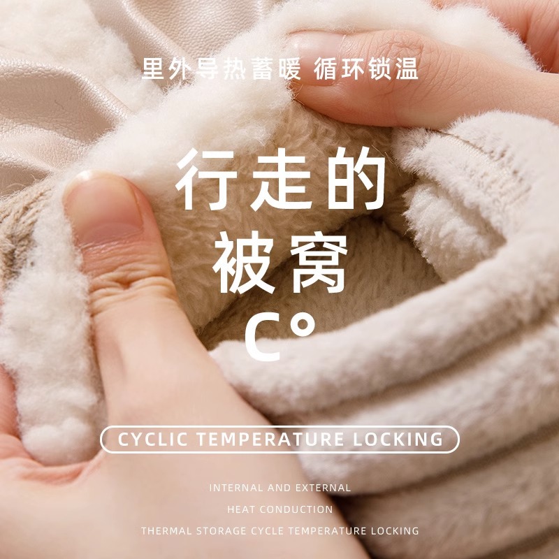 2024新款居家月子棉拖鞋可爱少女心蝴蝶结包跟防寒保暖软底加绒鞋_小丫拖鞋_居家布艺-第3张图片-提都小院
