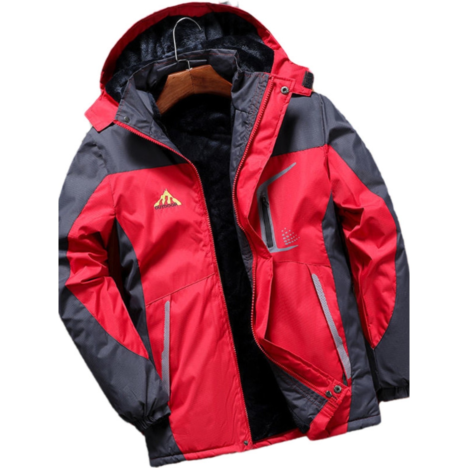 冲锋衣男加绒加厚棉袄秋冬季防风防水棉衣冬装外套防寒保暖棉服男,淘宝优惠券,粉丝福利购,淘宝优惠卷