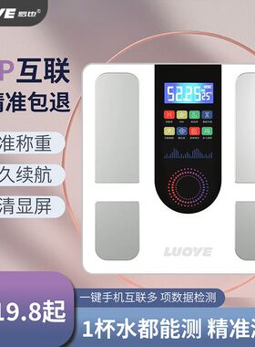 家用健身智能体脂秤APP互