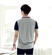 Áo thun cotton mùa hè tay áo ngắn tay nam Xu hướng nửa đơn giản tay áo sơ mi nam polo màu Hàn Quốc phù hợp với áo khoác nam mùa hè - Polo áo polo nam đẹp Polo