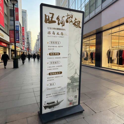 丽展架屏海报架KT板展示架易拉宝门型展架立牌水牌落地广告牌立式 - 图0