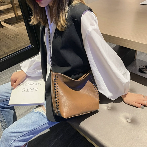 Вместительная и большая сумка на одно плечо, 2019, в корейском стиле