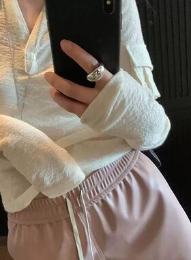 镶钻锆石闭口戒指轻奢高级感指环