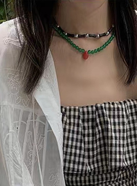 MONA同款天然石串珠项链