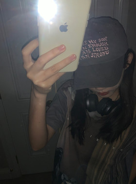 英文刺绣软顶帽子夏季出游遮阳帽