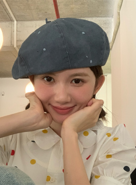 一款四季都可以戴的贝雷帽显脸小