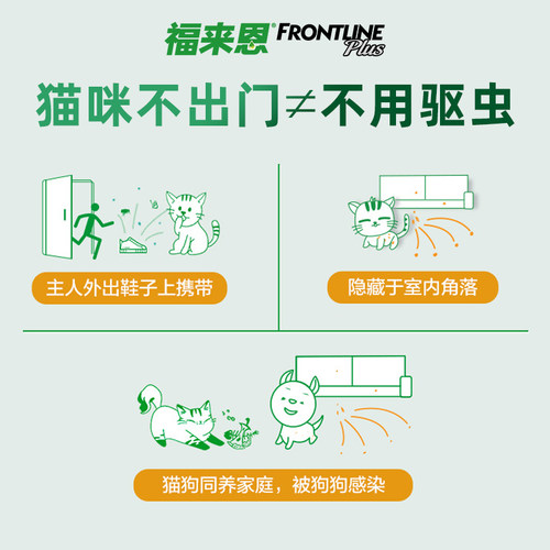 猫咪体外驱虫药福来恩滴剂猫猫去跳蚤除虱子杀虫打虫药幼猫福莱恩 - 图1