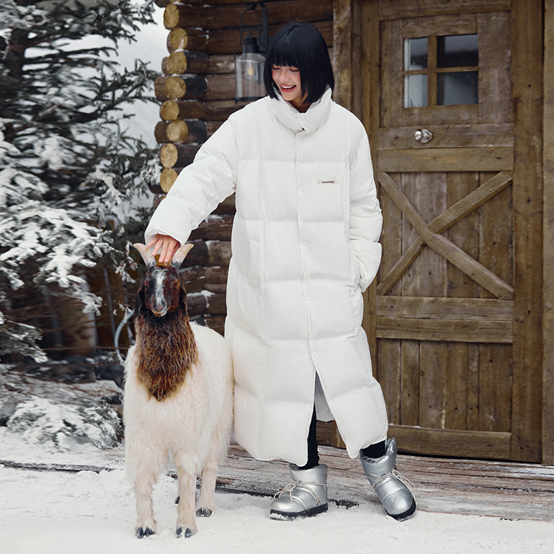 PSO Brand男装女装三防90绒长款面包服宽松羽绒服女款冬季情侣装,淘宝优惠券,粉丝福利购,淘宝优惠卷