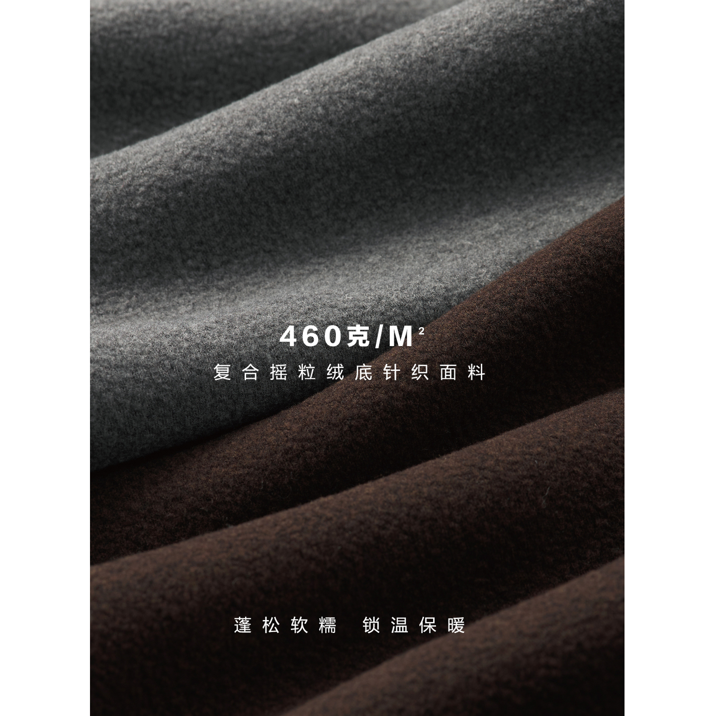 PSO Brand男装女装【加绒保暖】摇粒绒西装裤宽松阔腿直筒长裤潮 - 图1