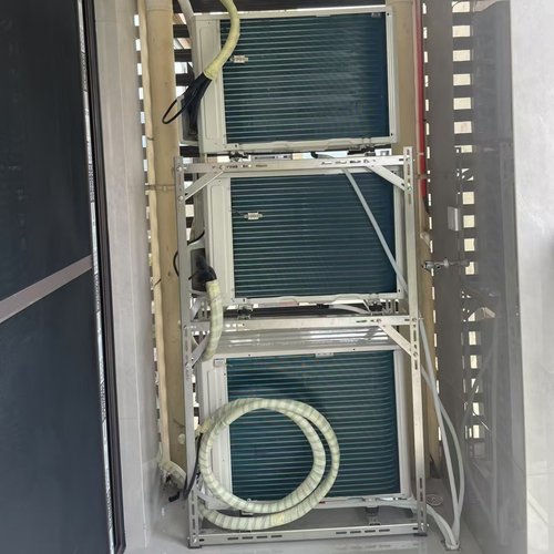 可定制空调外机节约空间加厚升级不锈钢落地多层叠放防震降躁支架 - 图3