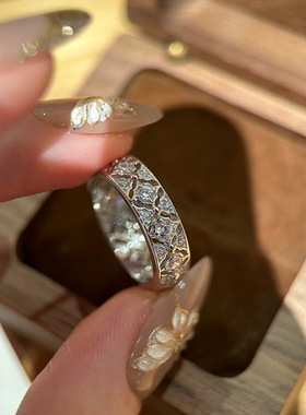 今饰有约女纯银简约戒指