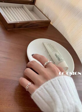 今饰有约女纯银甜美戒指